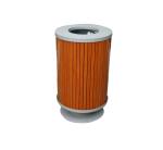 Round Outdoor Trash Cans , Mild Steel Solid Wood Trash Bin With Galvanized Liner