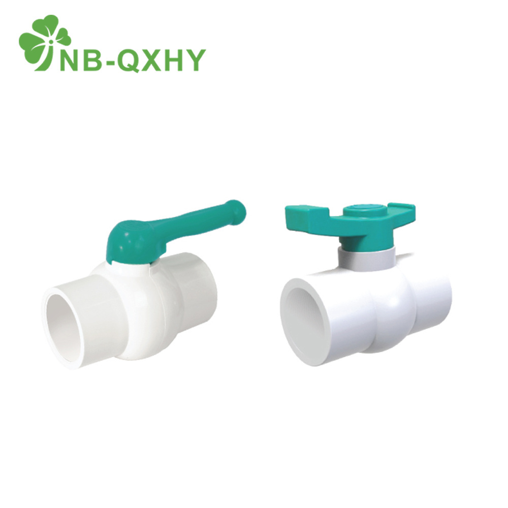 Algerian PVC Plastic Ball Valve Stock Butt Weld Design Valve