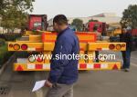 Telescopic Boom 40t Sidelifter Trailer Lifting Mechanism With Air Suspension