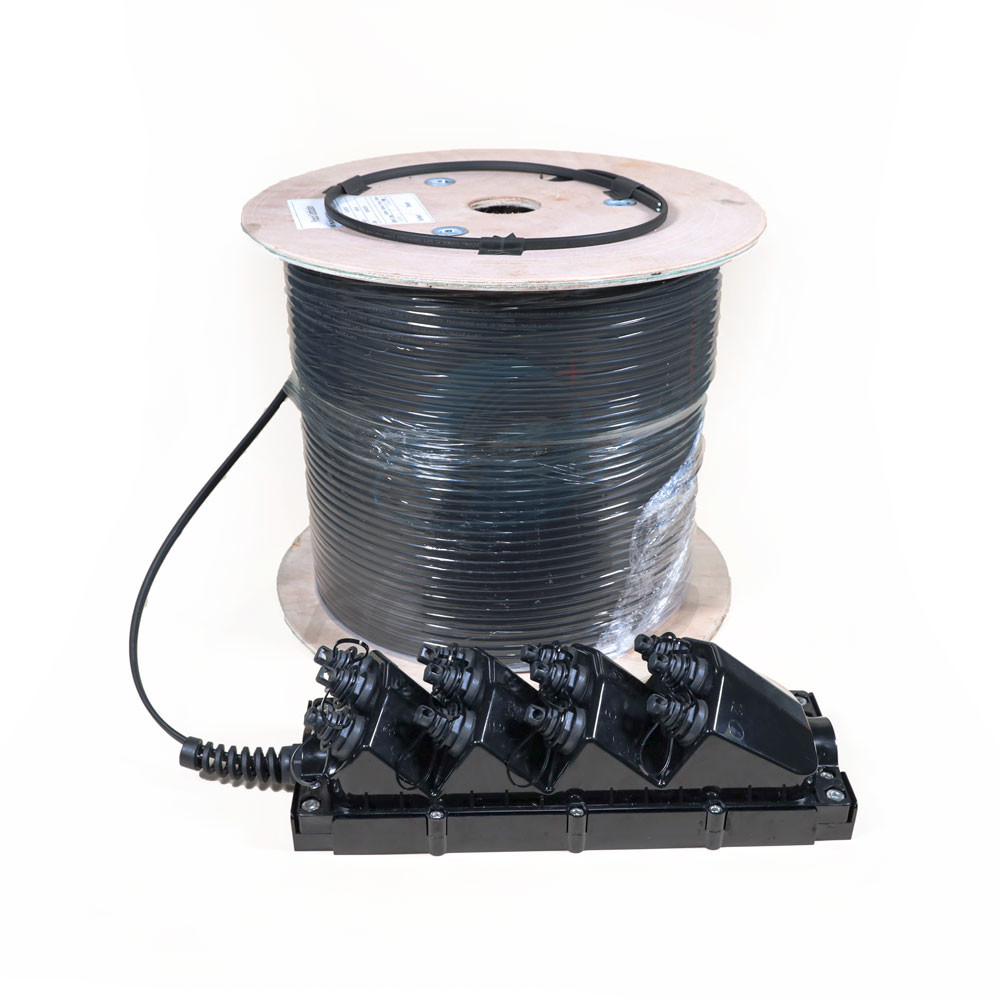 4 Port Waterproof Wall Mount Fiber Optic Splice Closure Enclosure For FTTX