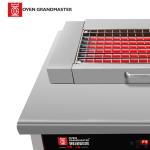 Electric Commercial Barbecue Equipment Ss304 380V Commercial Kitchen Grill