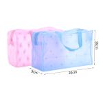 Polyester Large Travel Toiletry Cosmetic Bag For Women