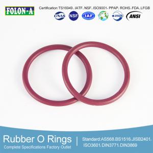 China Black High Temperature Rubber O Rings / Epdm Sealing Rings For Automobile Brake Fluid Resistance factory