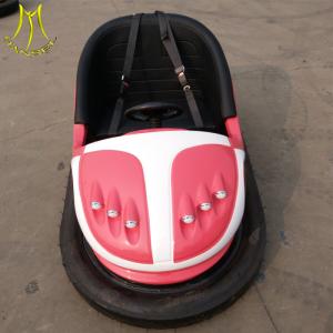 China Hansel amusement park rides 2018 children game adult electric fiberglass bumper car factory