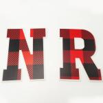 2mm Corrugated Plastic Christmas Decorations Antibiosis Letter Wall Decor