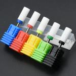 Not Rusty Cuticle Nail Drill Bits Ceramic Material Corrosion / Heat Resistant