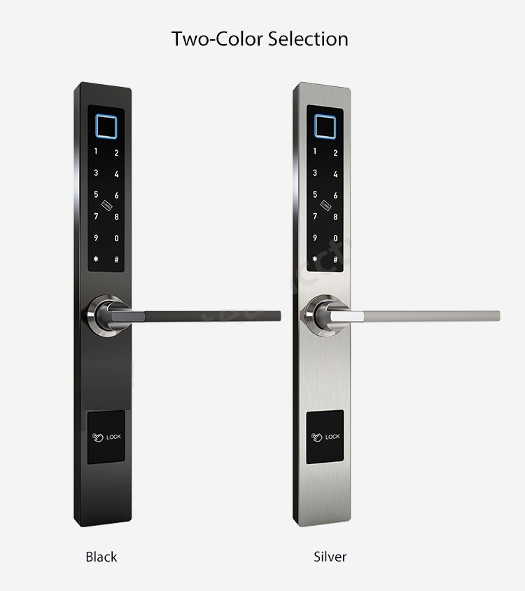 Digital TTLock APP Electric Sliding Glass Door Waterproof Smart Locks