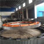 Construction Site Heavy Duty Big Dimension Mill Girth Gear and rotary kiln girth
