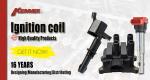 886043032 KEMMEX UF698 ignition coil 96453420 for Getz Lacetti Optra 1.6 16V