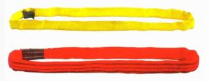 China Overhead Crane Components For Lifting Goods , Red or Yellow Polyester Round Sling Endless Type factory