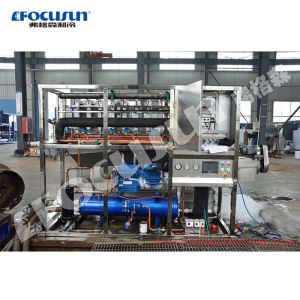 Focusun 1T/2T/3T/5T/10T Automatic Cube Ice Machine for 3000kg/day Manufacturing