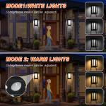High Bright Outdoor Solar Wall Light IP68 Warm White Cold White For Garden Wall