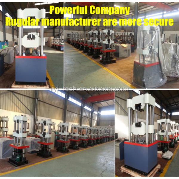 Hydraulic Universal Testing Machine 100kN-1000kN for Tensile Strength