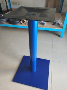 China Sqaure Powder Coated Table leg Adjustable Feet Stainless Steel Coffee Table Base on sale