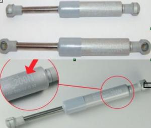 China Mini Industrial Gas Springs , Hydraulic Auto Tailgate Gas Strut 200n factory