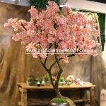 Fashion Vase Cherry Artificial Blossom Tree Sakura Flower Patio Decoration