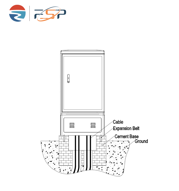 288 Capacity FDC IP65 Outdoor Fiber Distribution Cabinet for Telecom Network FTTX 10