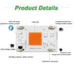 Solderless Led Lamp Beads AC COB 80W Integrated Projection Light Chip