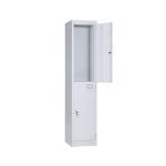 Steel furniture student storage clothes gym 2doors metal locker