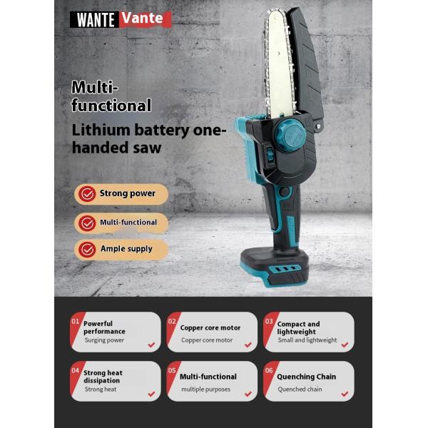 BobenMultifunctional Hand Saw Electric Chain Saw Garden Logging Outdoor Pruning Single Handle Saw Handheld Rechargeable