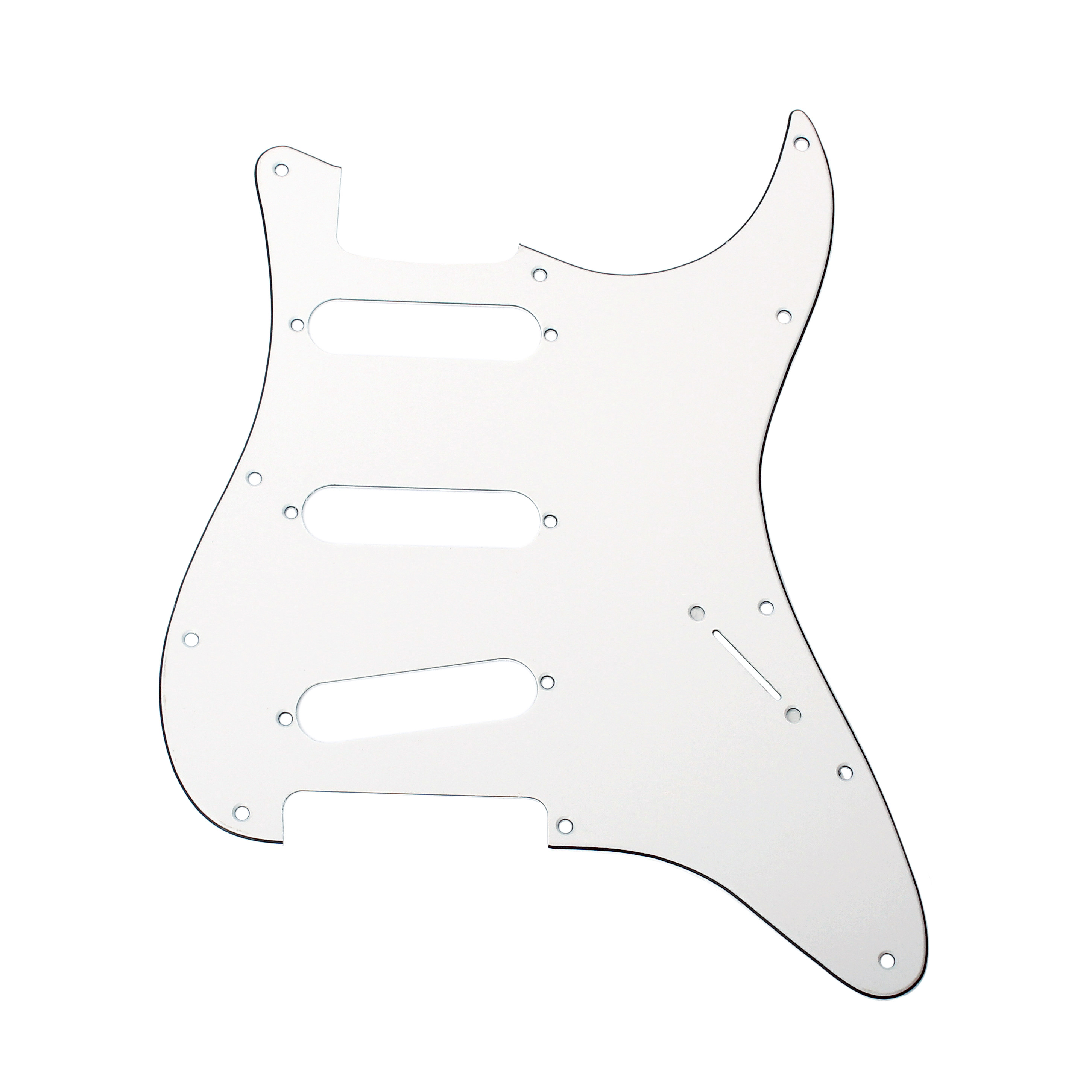 SSS Electric Guitar Pickguard 3Ply 11-Hole Pearl Red Scratch Plate Fender Stratocaster Style Guitar Accessories Parts