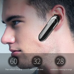Car Using Wireless Blue Tooth Earphone Single in Ear Earbuds Handsfree Bluetooth