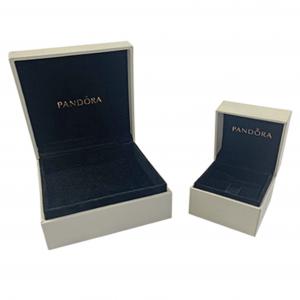 China 200gsm Greyboard Jewelry Packaging Box Bookstyle Flip Top Design factory