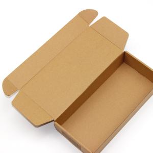 China Cheap Plain Kraft paper small jewelry box wholesale customized printing factory