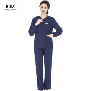 China Ready to Ship Eco-friendly Recycle Pre-Sale Nursing Scrubs Uniform Sets for Women factory