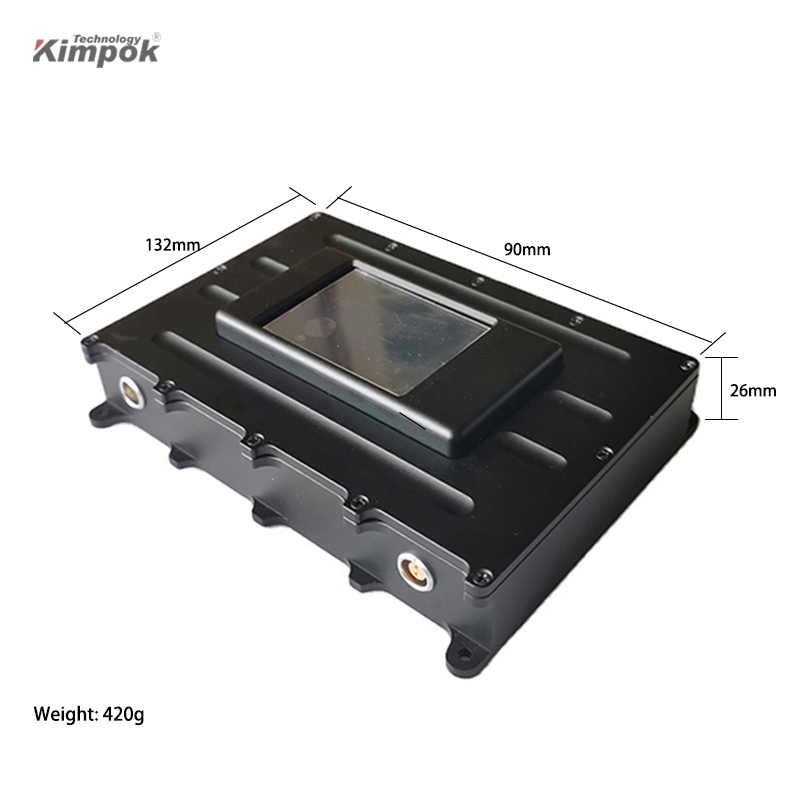 SHG 52dBc State-of-the-Art Technology 1km NLOS Robot Wireless Video Data Transmitter with H.265 Compression 1080P HD
