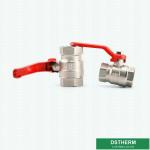 Yellow Finished Superior Quality Brass Ball Valve For Fluid Application Use