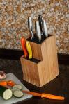 unique design for kichen tools of bamboo knife holder magnet knife holder