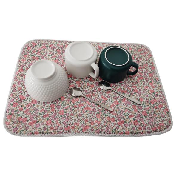 China 30x40cm Draining Board Drying Mat Under Dish Rack Countertop factory