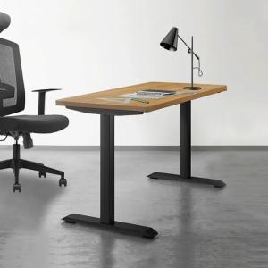 China Thickness 25mm Modern Computer Desks Office Writing Desk With Melamine Panels factory