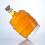 700ml 750ml Special Shaped Glass Bottle for Whiskey Tequila Brandy Rum Gin Glass