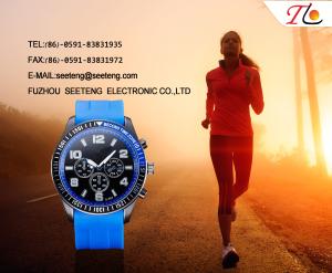 China Silicone watch quartz Wrist Watch color available silicone band for young people factory