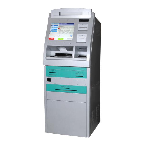 China Waterproof and Card printer Multifunction Kiosk for Tel / Transport Card Recharging factory