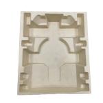 Wet Pressed Bamboo Paper Tray For Cat Toy 1mm Thickness Biodegradable