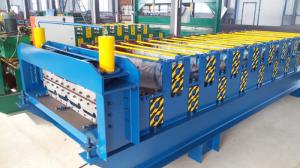 China Aluminium Roofing Tile Cold Roll Forming Machines With 12m / Min High Speed factory