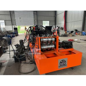 Storage Rack Upright Post Roll Forming Machine in Russia Raw material:Galvanized