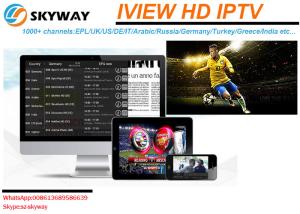 China 1200 + Europe Arabic HD Iview hd Subscription 12 Months iptv English Sports UK Channels factory