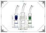 Birdcage Glass Water Pipe 5mm Thickness With Honeycomb Perc 6 Arms Percolator