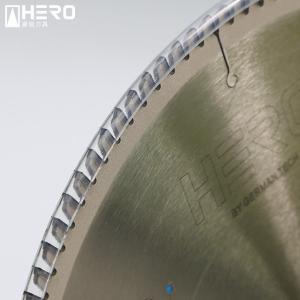 China 96 Teeth Pcd Saw Blades , Diamond Cut Saw Blade Solid Aluminum Cutting factory