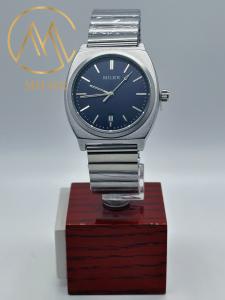 China Customized Trendy Quartz Wrist Watches For Men With Luminous Hands Leather Band factory