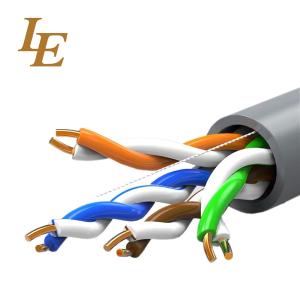 China Durable Le 4 Pairs Ripcord Utp Lan Cable For Network Connection factory
