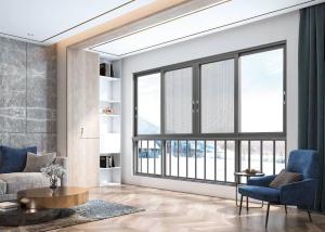 China Customizable Aluminum Sliding Window and Door with Fluorocarbon Spray Treatment factory