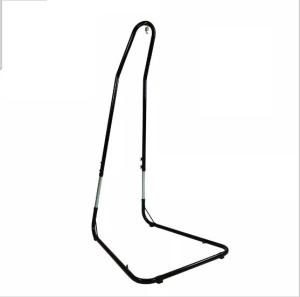 China Adjustable Metal Curved Hammock Chair Swing Stand for Hanging Chairs in Modern Design factory