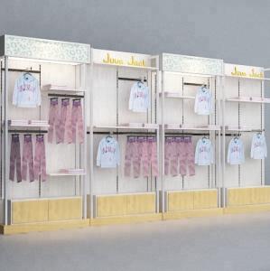 China Beautiful Clothes Shop Display Showcase Any Color Available For Shopping Mall factory
