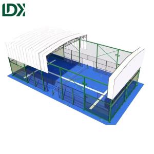 China Custom Padel Racket Court 20m X 10m Padel Sports Equipment factory