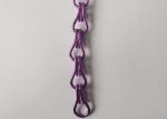 ISO9000 Decorative 2.0mm Chain Link Door Fly Curtain Erosion Resistant